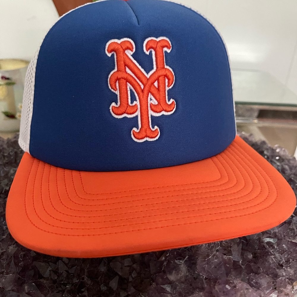 New York Blue and Orange baseball hat from fanatics EUC